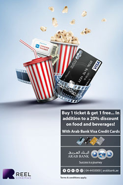 Arab Bank offers you an amazing cinema deal!